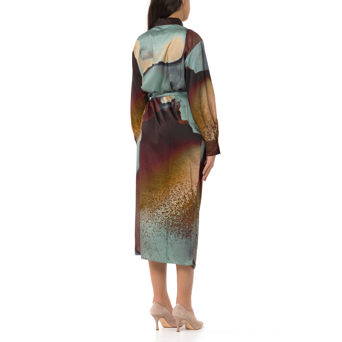 Abito in twill con nodo Emme Marella