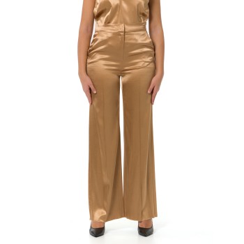 Pantaloni in raso di viscosa stretch Emme Marella