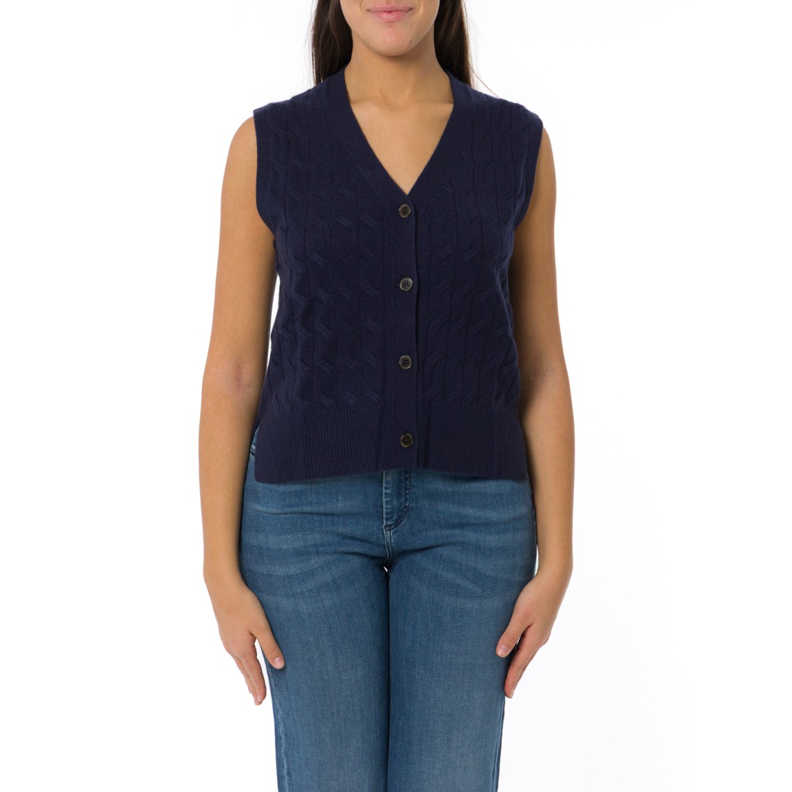 Gilet in lana e cashmere Marella Sport