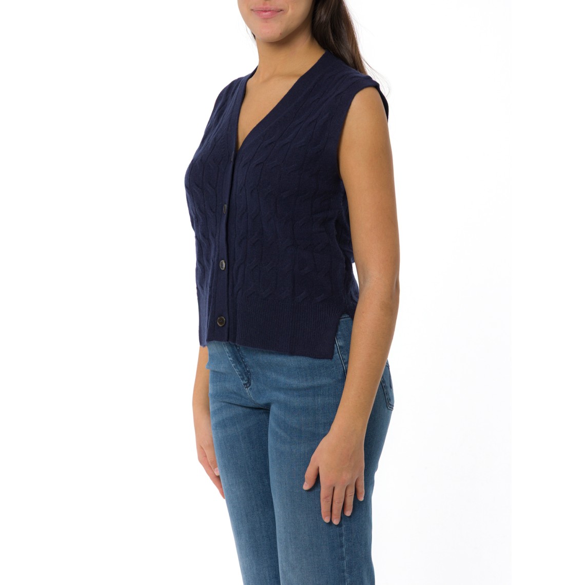 Gilet in lana e cashmere Marella Sport