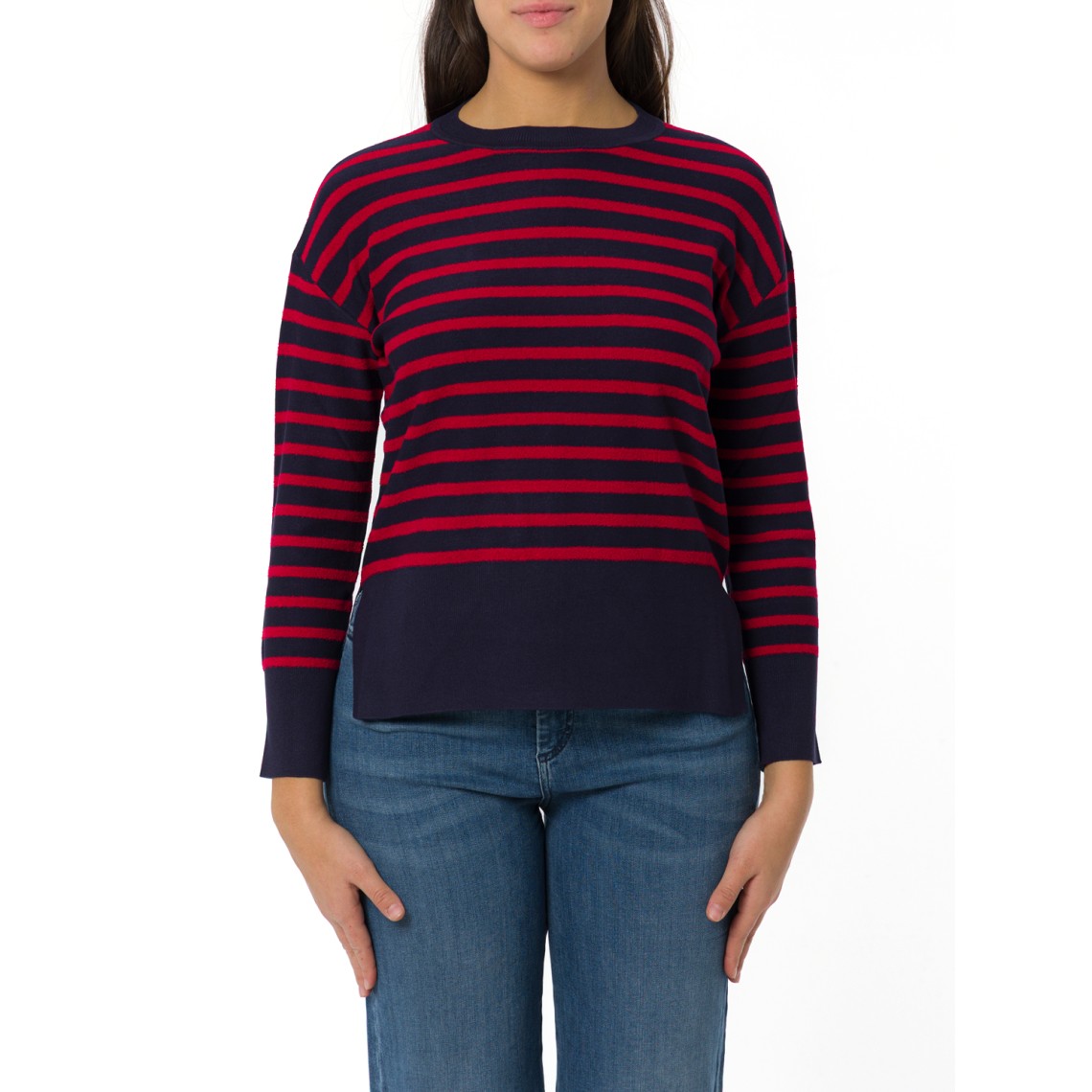 Maglia a righe bouclé Marella Sport