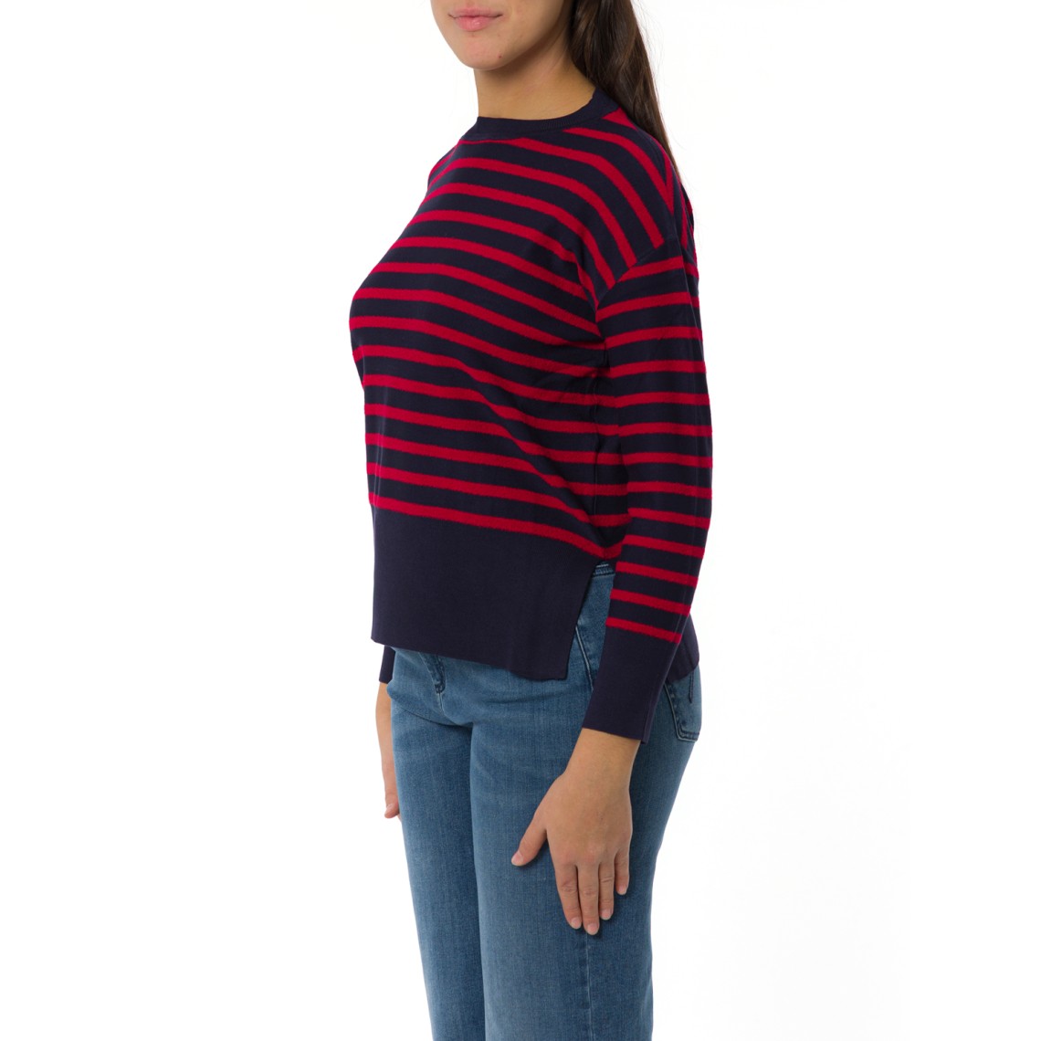 Maglia a righe bouclé Marella Sport