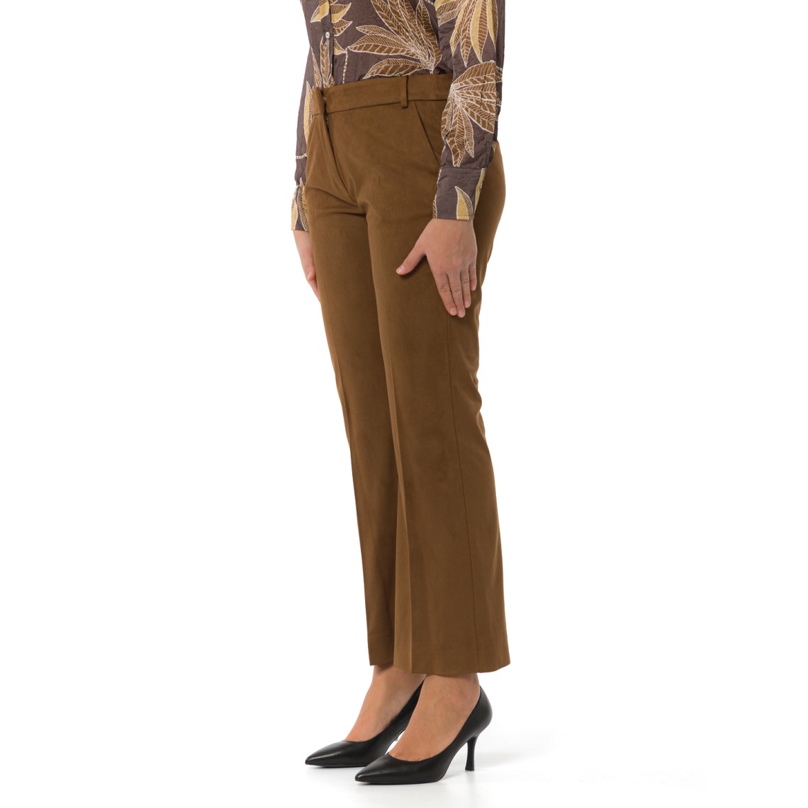 Pantaloni effetto scamosciato Emme Marella