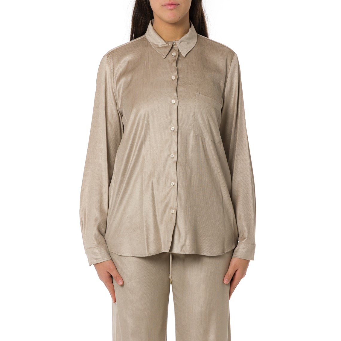 Camicia in velluto fluido Emme Marella