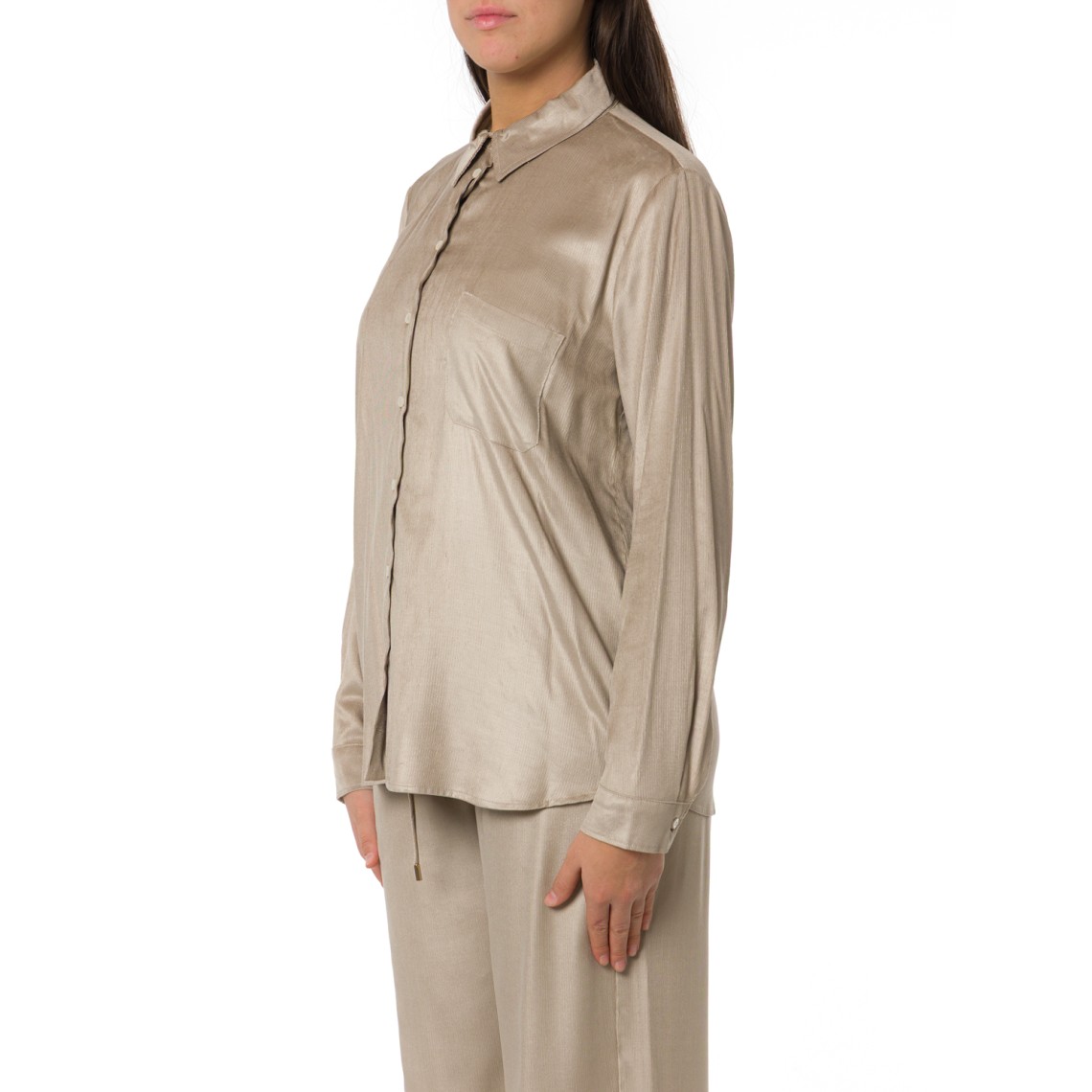 Camicia in velluto fluido Emme Marella