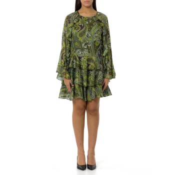 Abito corto con balze Marella