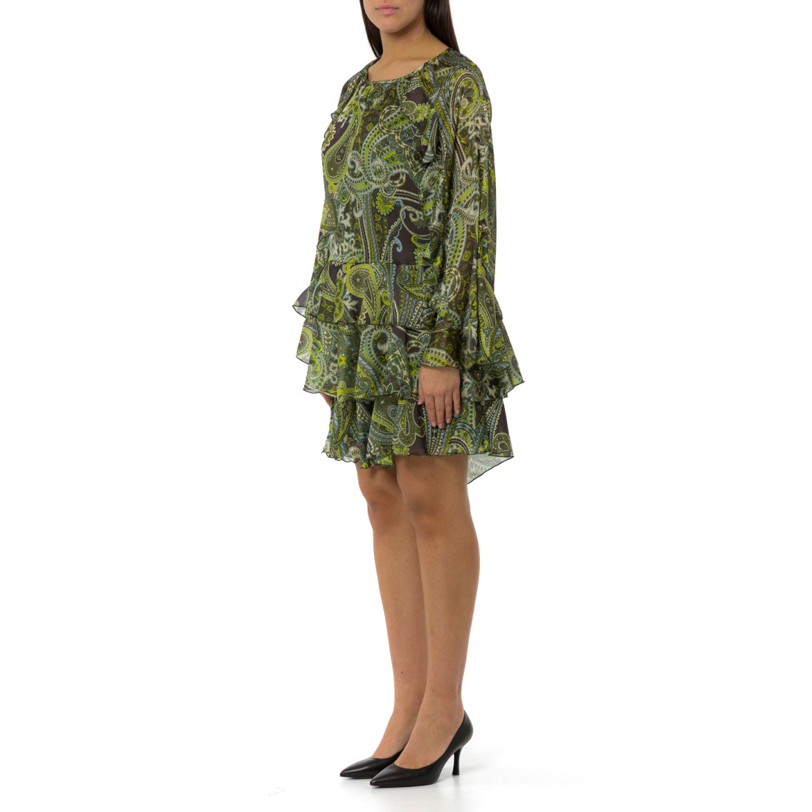 Abito corto con balze Marella