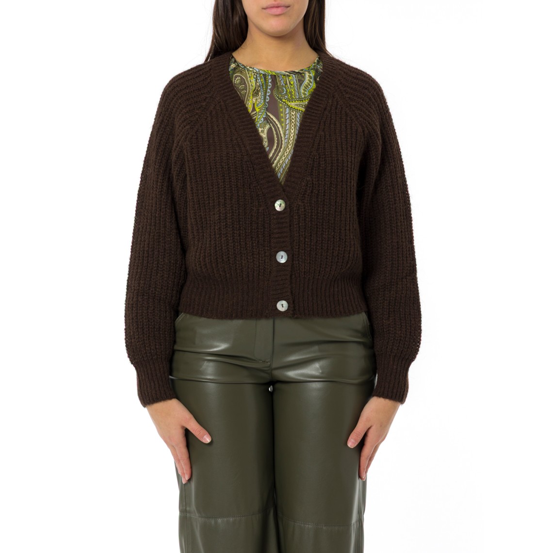 Cardigan in misto alpaca Marella