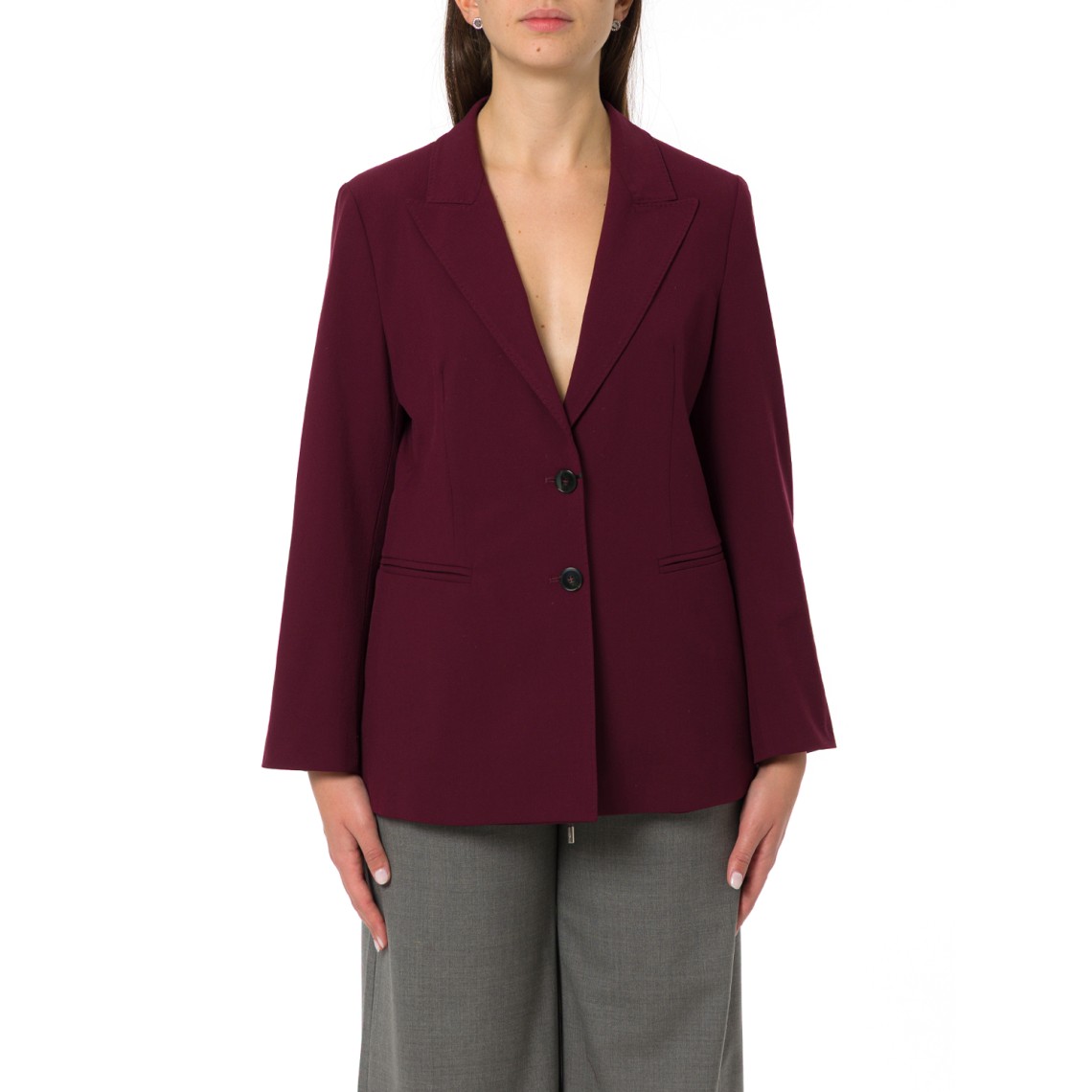 Giacca in tela di misto viscosa Marella