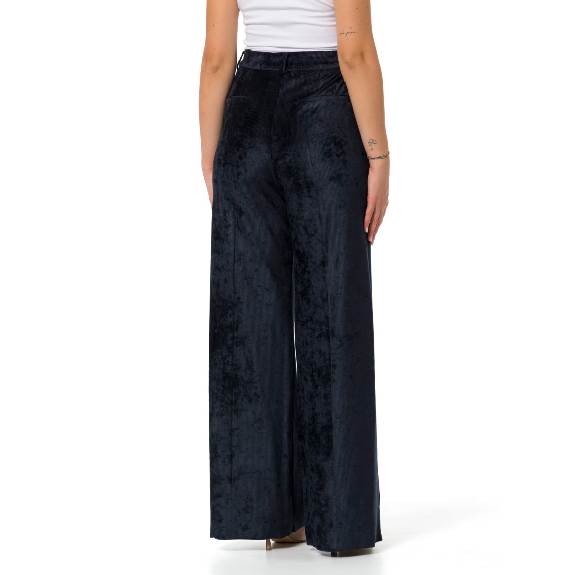 Pantaloni dritti in velluto a coste Marella Sport