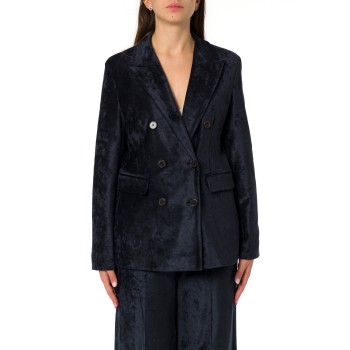 Giacca doppiopetto in velluto a coste Marella Sport