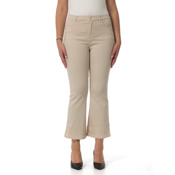 Jeans flare cropped Marella Monochrome