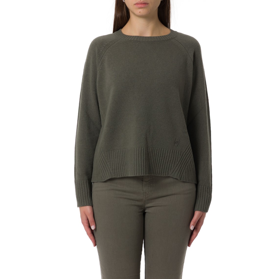 Maglia boxy in pura lana Marella Monochrome