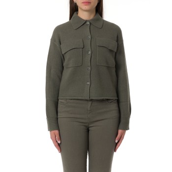 Over shirt in puro cashmere Marella Monochrome