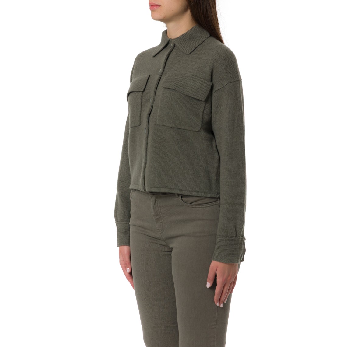 Over shirt in puro cashmere Marella Monochrome