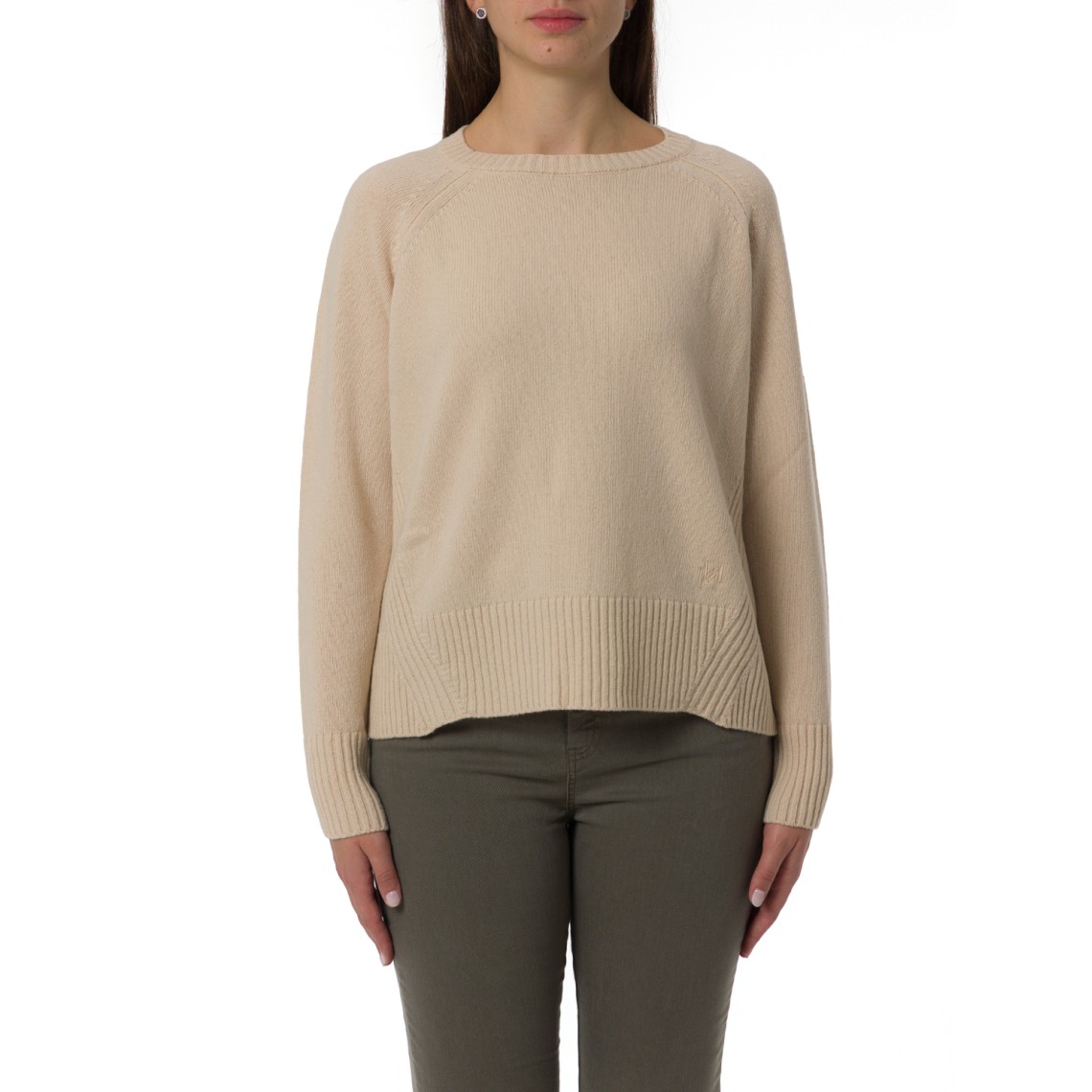 Maglia boxy in pura lana Marella Monochrome