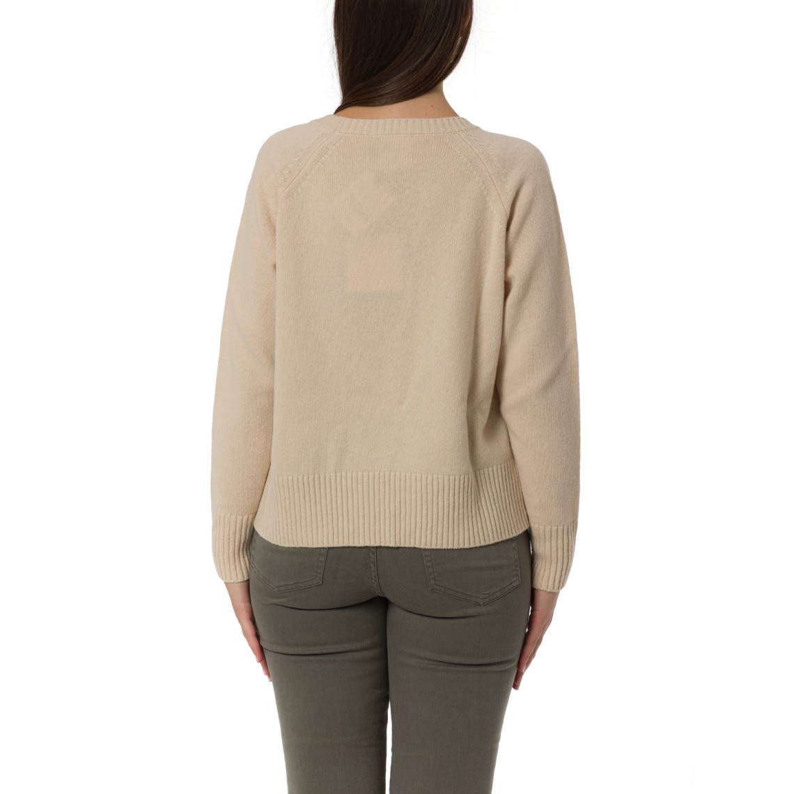 Maglia boxy in pura lana Marella Monochrome