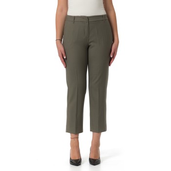 Pantalone slim in gabardina Marella Monochrome