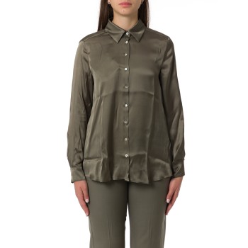 Camicia in raso di misto seta Marella Monochrome