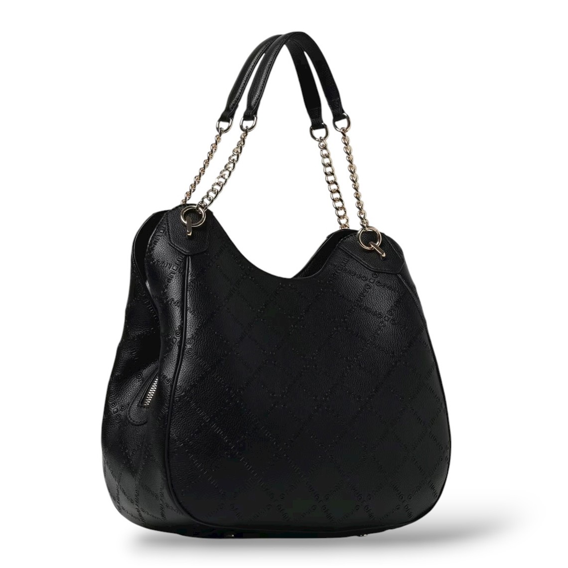 Borsa Liu Jo in pelle sintetica a grana con logo goffrato