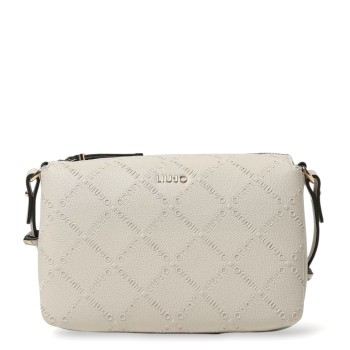 Borsa Liu Jo in pelle sintetica a grana con logo goffrato