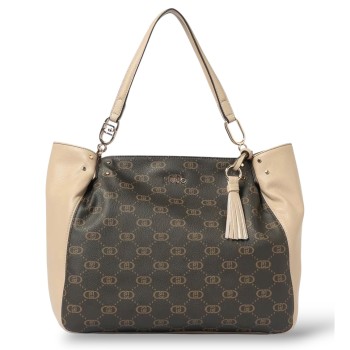 Borsa Liu Jo in pelle sintetica con monogram stampato