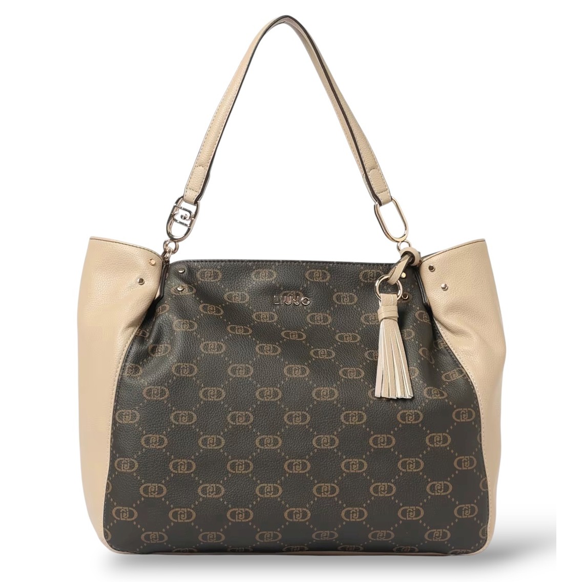 Borsa Liu Jo in pelle sintetica con monogram stampato