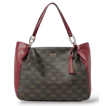 Borsa Liu Jo in pelle sintetica con monogram stampato