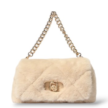 Borsa Liu Jo in pelliccia sintetica trapuntata