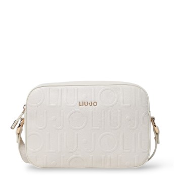 Borsa Liu Jo in pelle sintetica a grana con logo all over