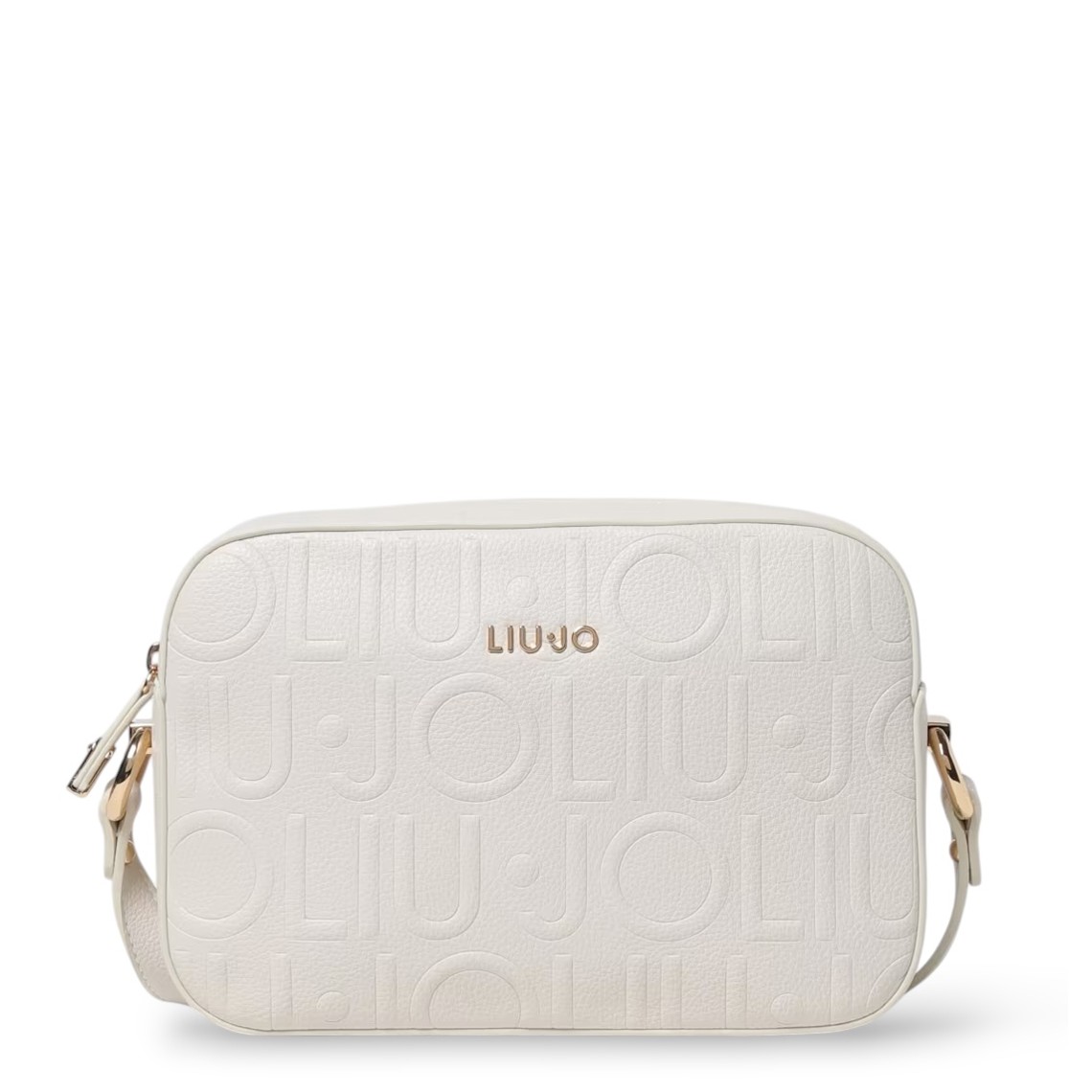 Borsa Liu Jo in pelle sintetica a grana con logo all over