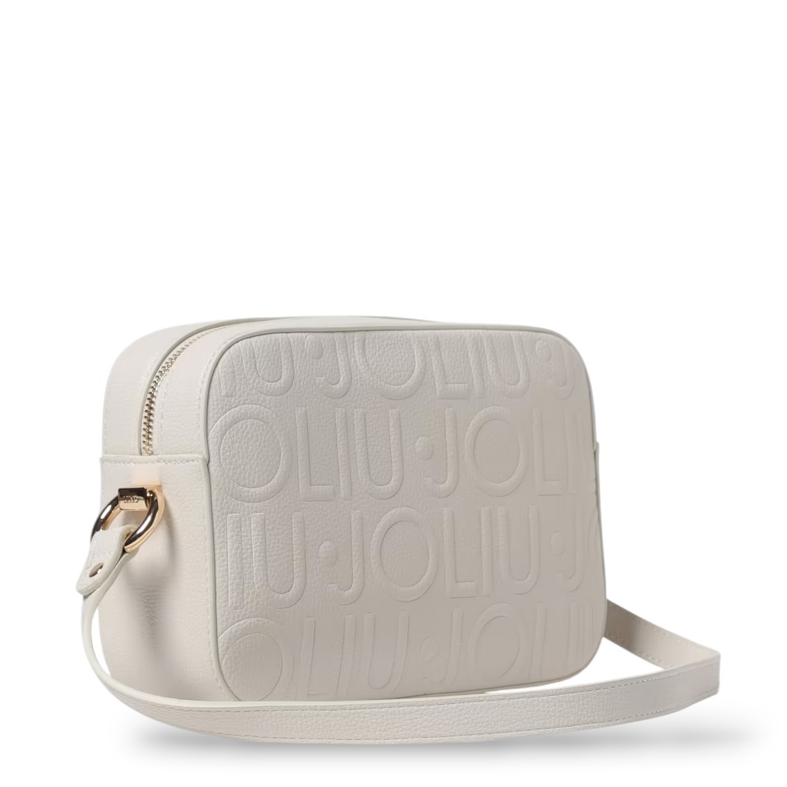 Borsa Liu Jo in pelle sintetica a grana con logo all over