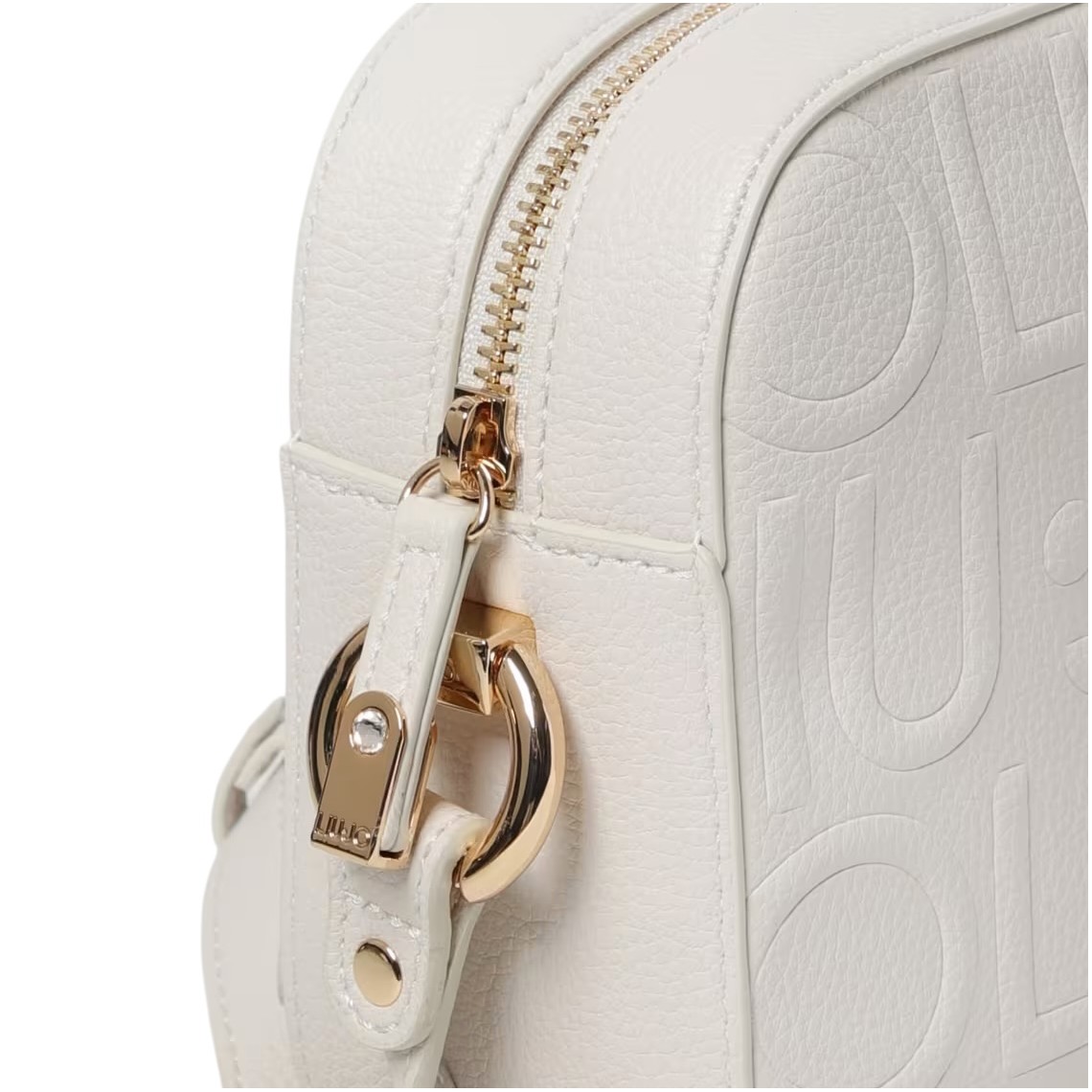 Borsa Liu Jo in pelle sintetica a grana con logo all over