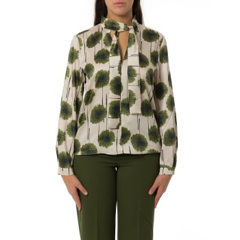 Blusa in twill stampato Emme Marella