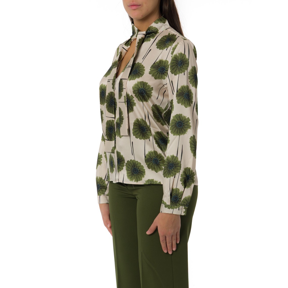 Blusa in twill stampato Emme Marella