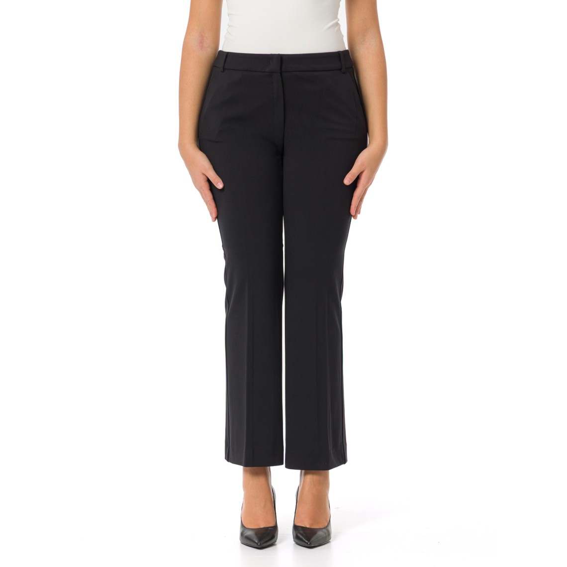 Pantaloni in tessuto stretch Emme Marella