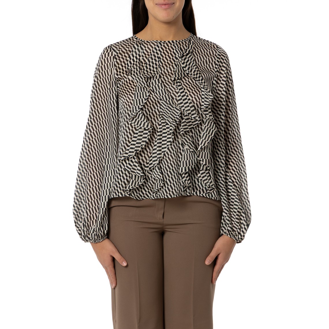 Camicia con rouches Emme Marella