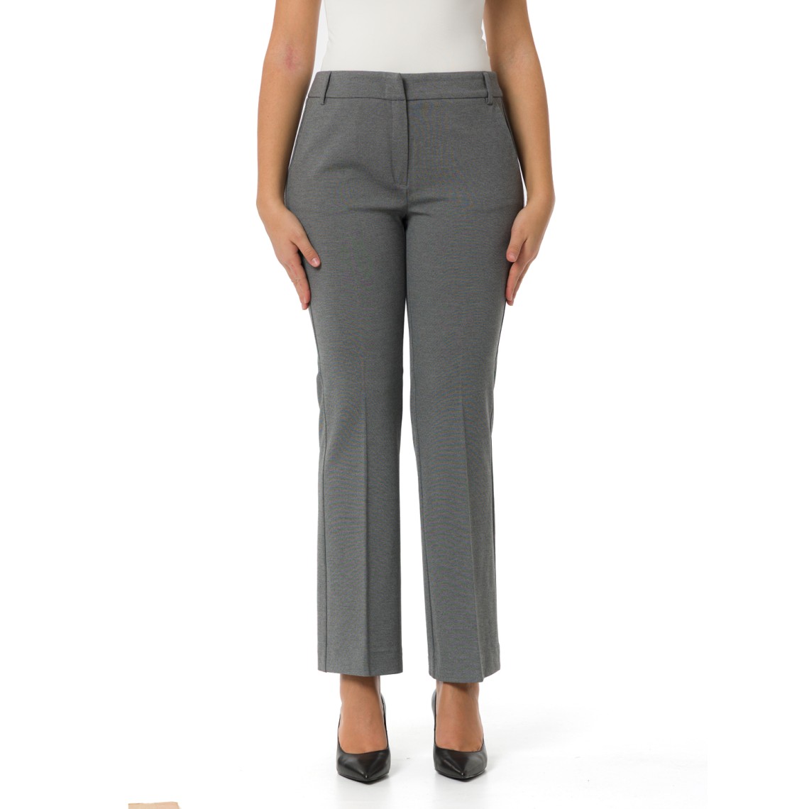 Pantaloni in tessuto stretch Emme Marella