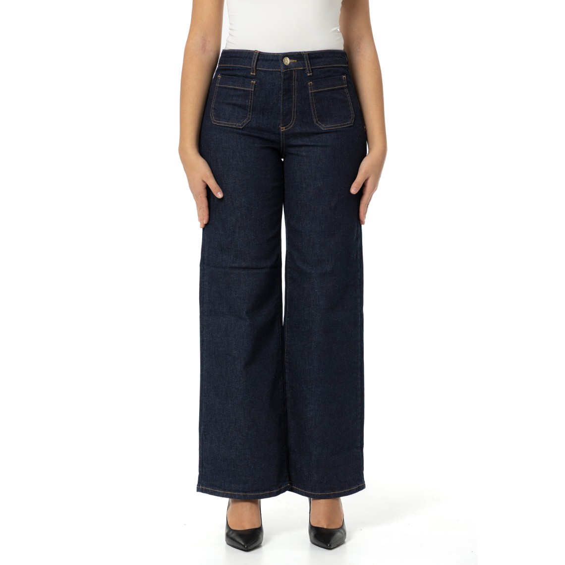 Jeans con tasche applicate Emme Marella