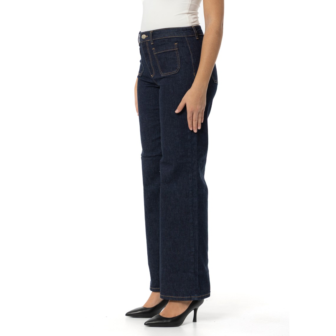 Jeans con tasche applicate Emme Marella