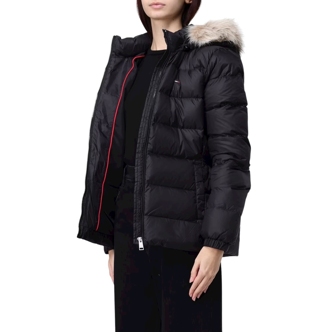 Piumino idrorepellente lucido Tommy Jeans