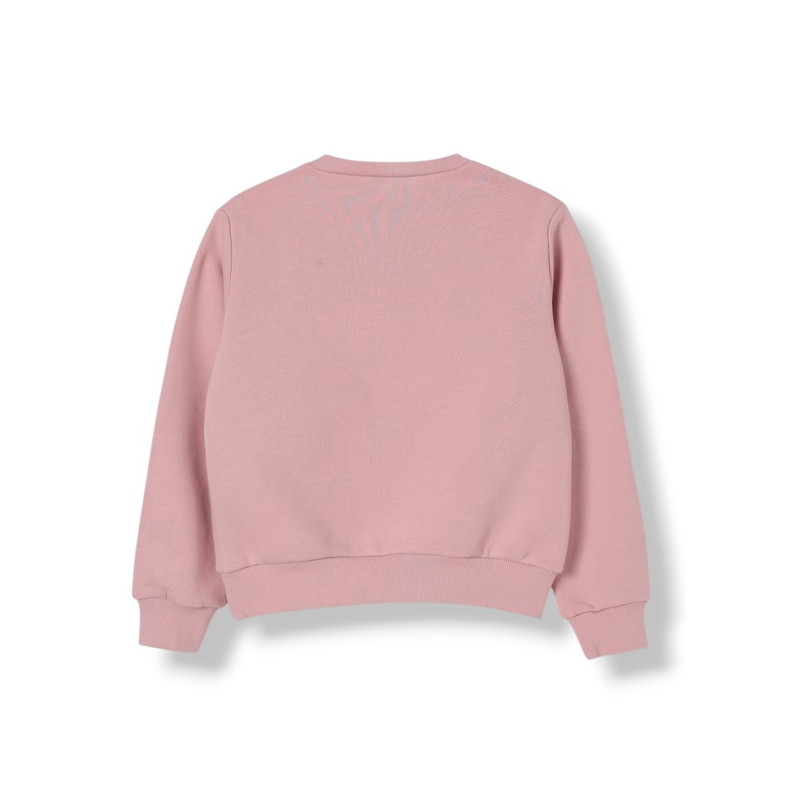 Felpa a girocollo in cotone con logo e strass Liu Jo Kids