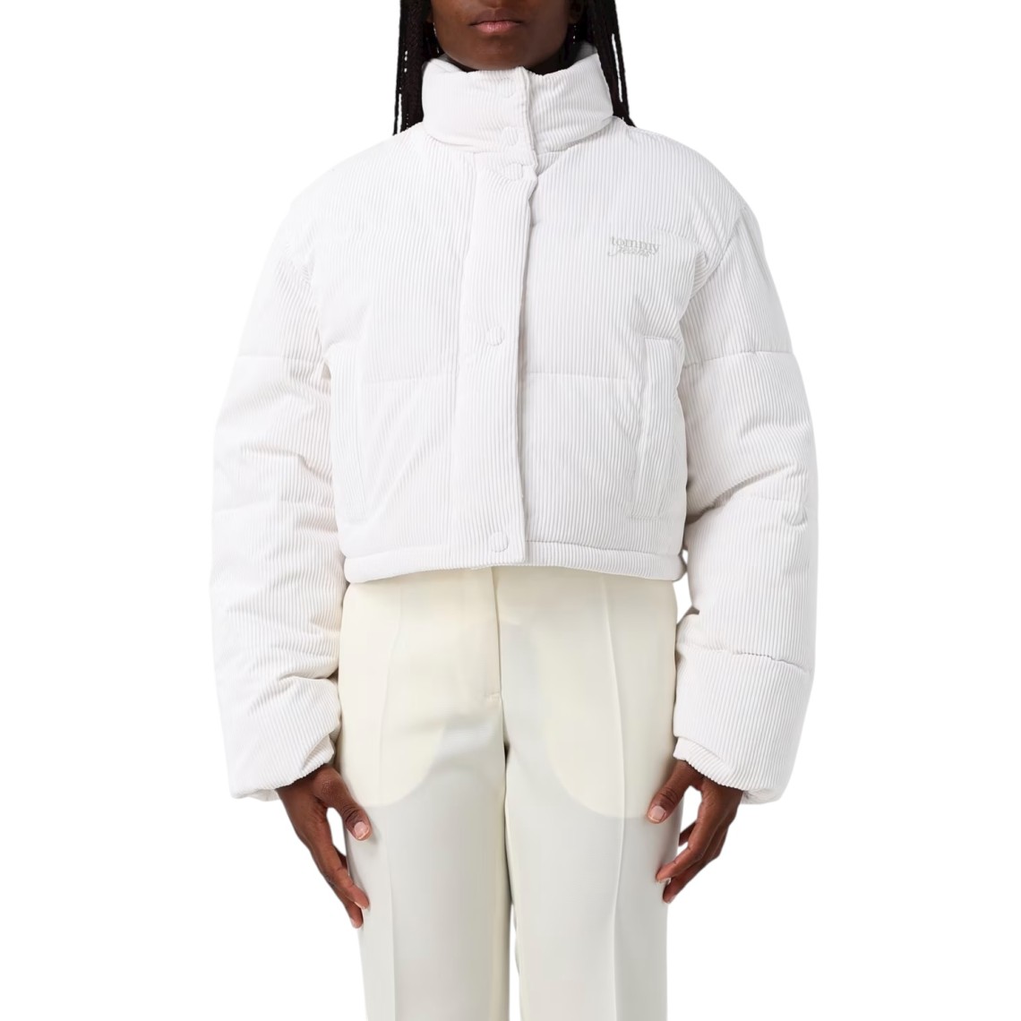 Giubbino imbottito con logo ricamato Tommy Jeans