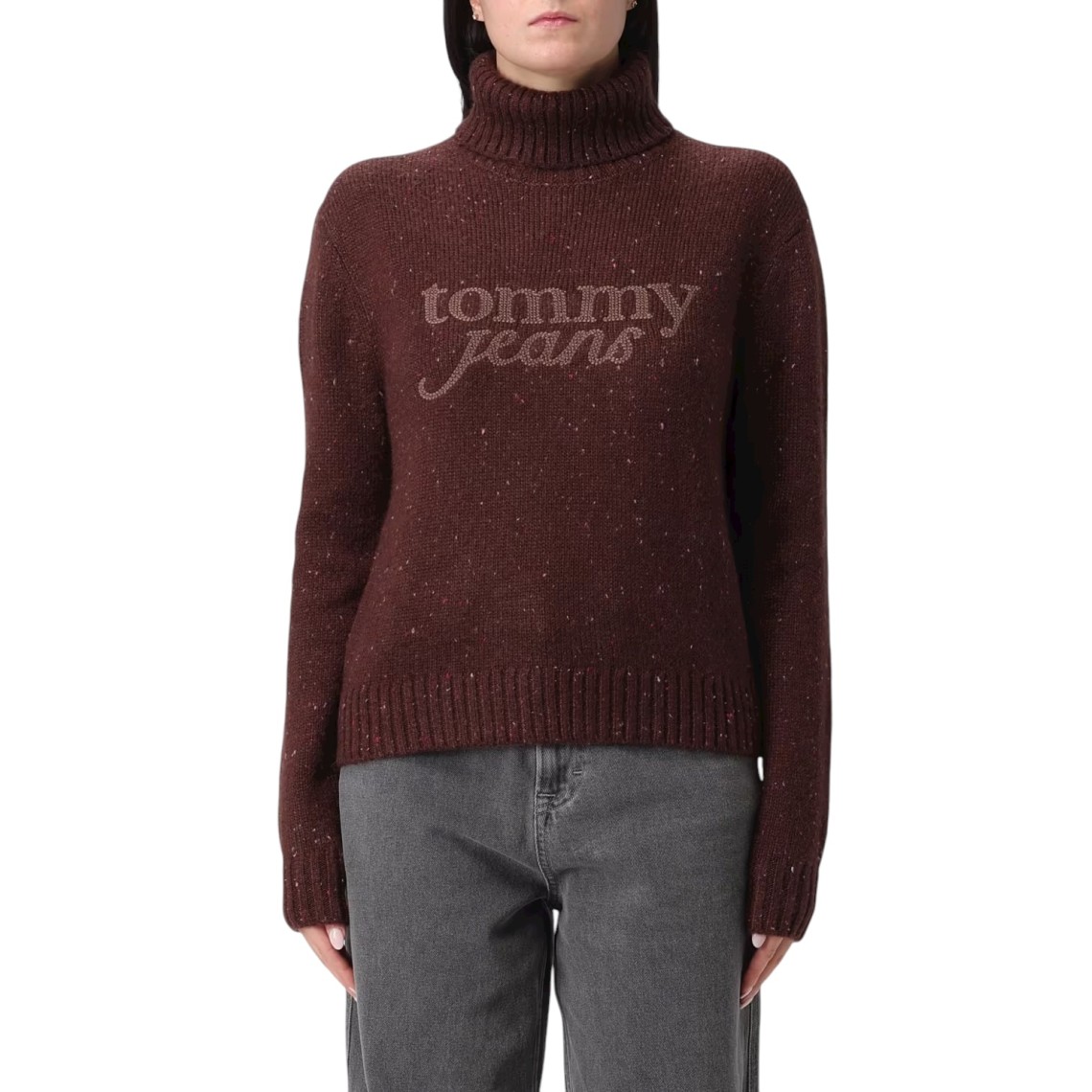Maglia a dolcevita con logo Tommy Jeans