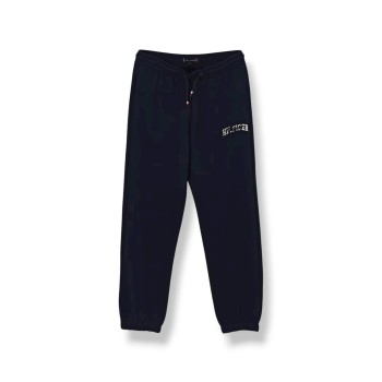 Tuta jogging in cotone con logo Tommy Hilfiger
