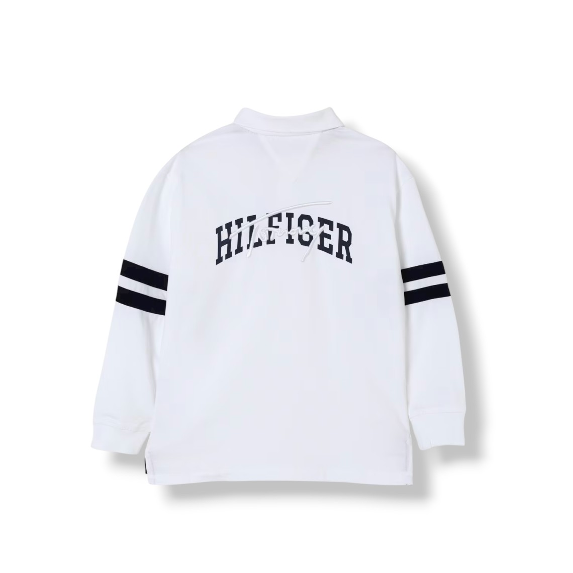 Polo in cotone con logo Tommy Hilfiger