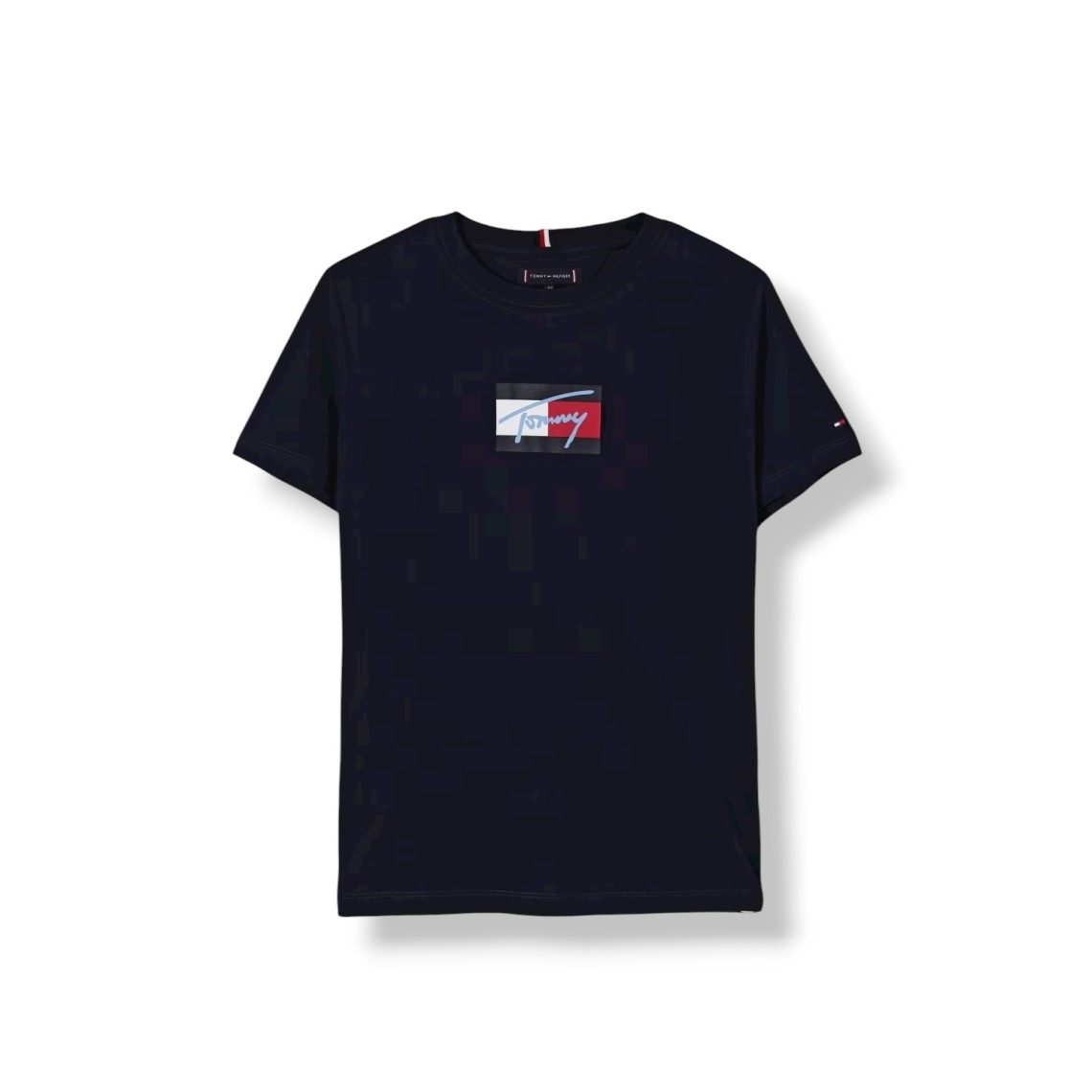 T-shirt in cotone con logo Tommy Hilfiger