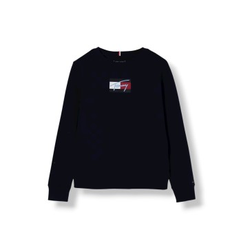 Felpa a girocollo con logo Tommy Hilfiger