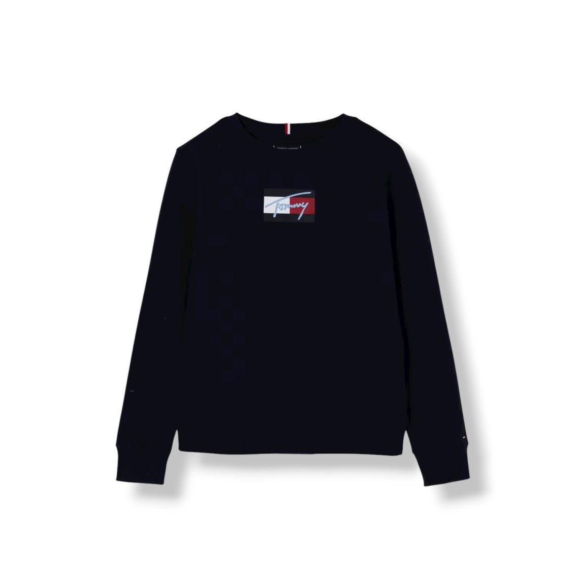 Felpa a girocollo con logo Tommy Hilfiger