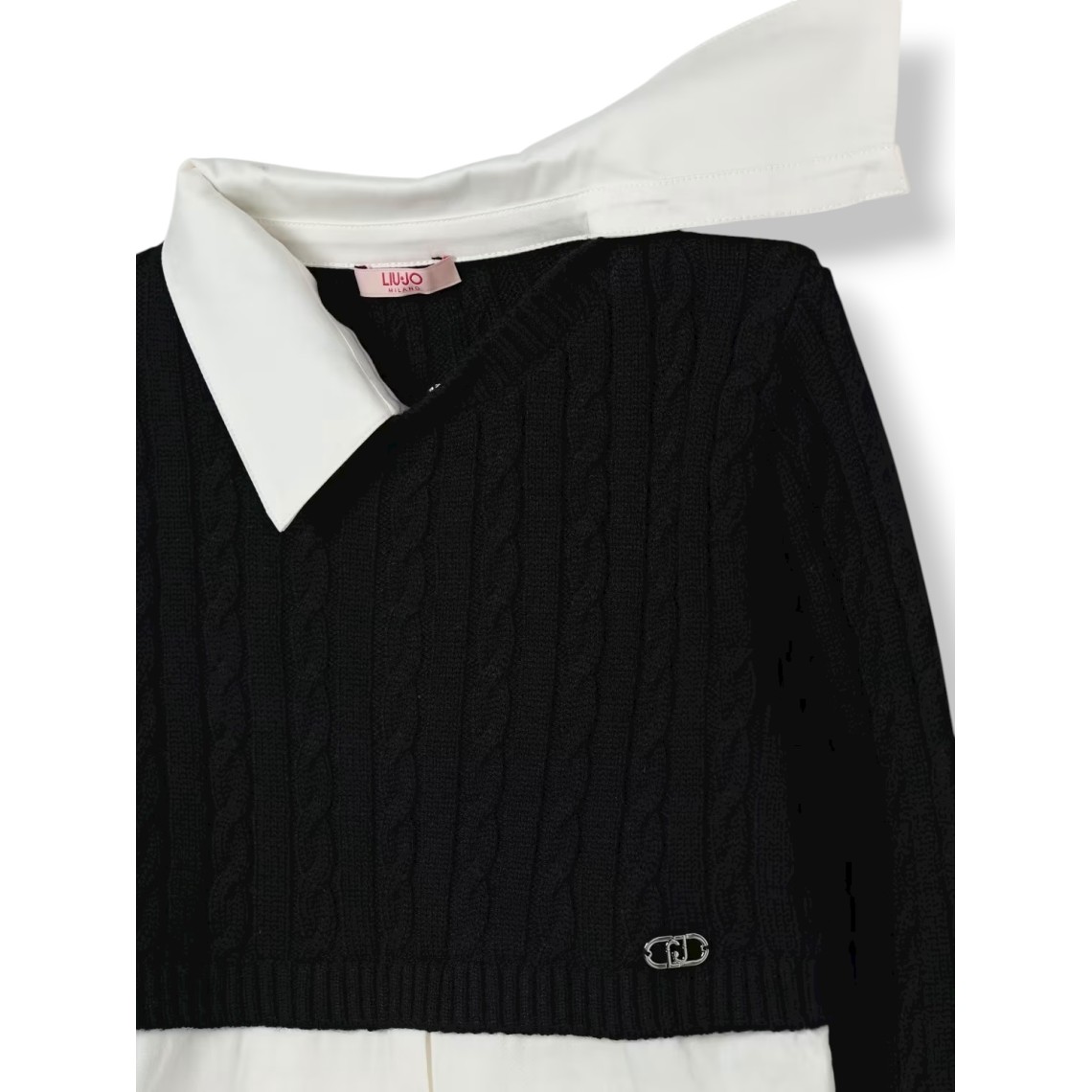 Maglia con collo a camicia Liu Jo Kids